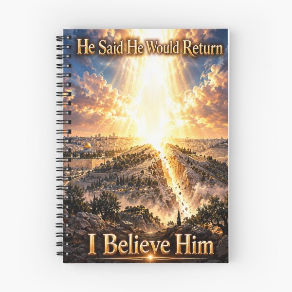 Item preview, He Said He Would Return – I Believe Him | Second Coming of Christ designed and sold by 5PalmsCreative.