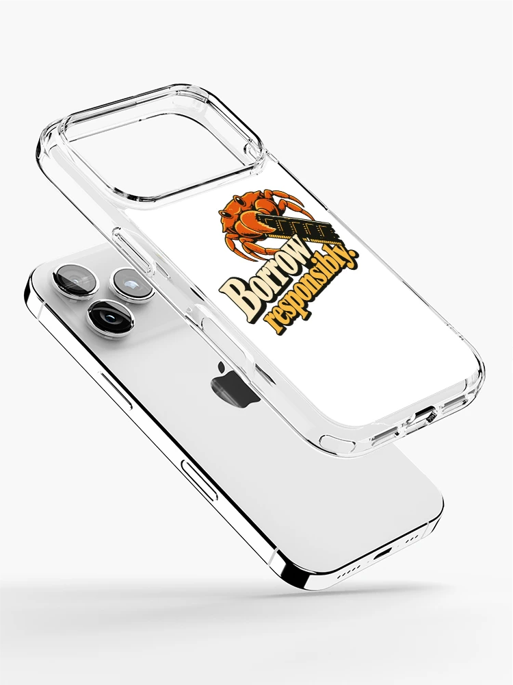 Thumbnail 2 of 5, iPhone Case, Borrow Responsibly Rust Developer Humor designed and sold by ThreadQuirk.