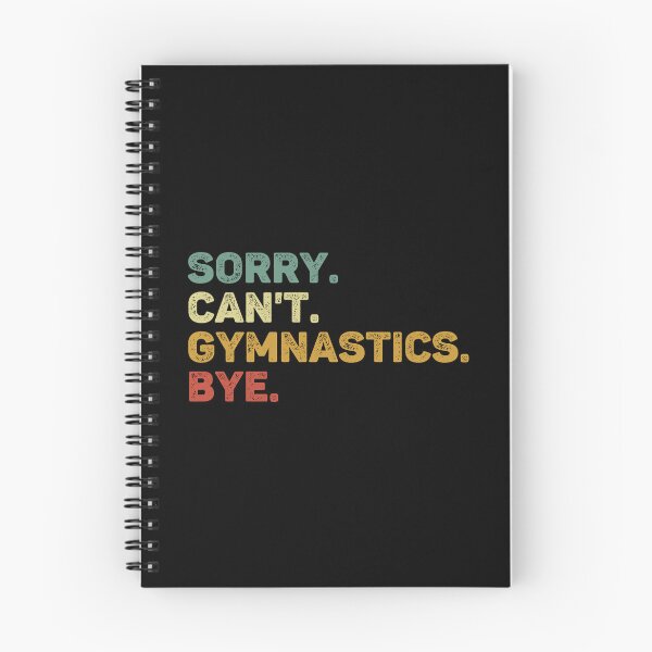 Item preview, Sorry Can't Gymnastics Bye Retro Funny Gymnastics designed and sold by RareBunny.