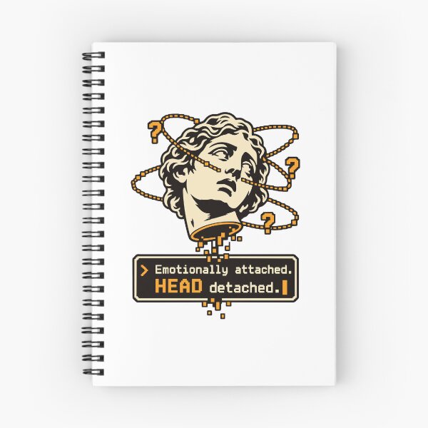 Item preview, Emotionally Attached, HEAD Detached Terminal Art designed and sold by ThreadQuirk.