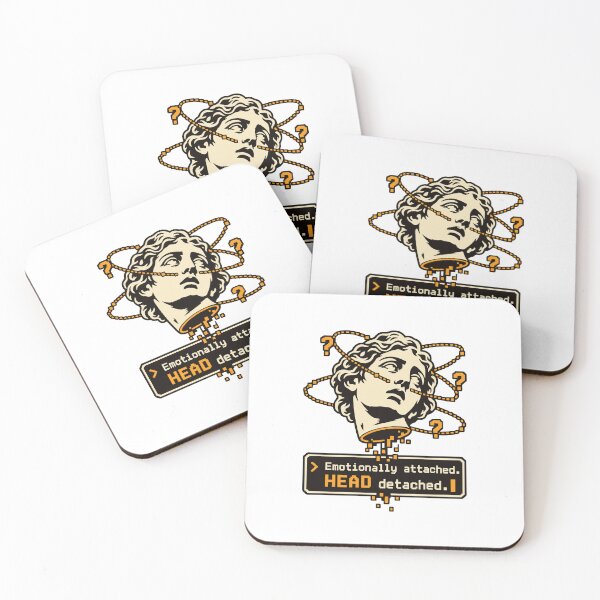 Item preview, Arte terminal emocionalmente apegado, cabeza desprendida designed and sold by ThreadQuirk.
