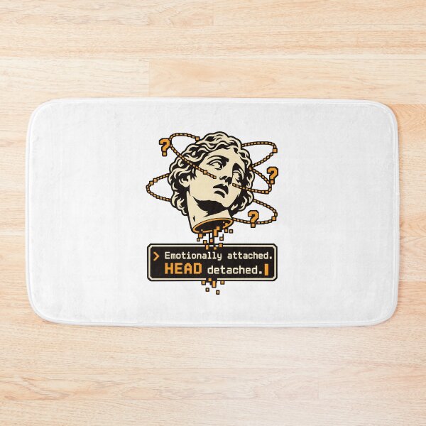 Item preview, Emotionally Attached, HEAD Detached Terminal Art designed and sold by ThreadQuirk.