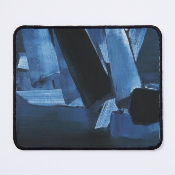 Item preview, Pierre Soulages art - Pierre Soulages artist - Pierre Soulages painting - Pierre Soulages abstract art - Pierre Soulages black painting designed and sold by Rohyadalim.