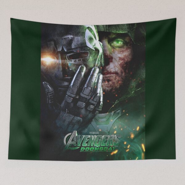Item preview, Avengers Doomsday Original Custom Vintage Movie Poster Wall Art Tee Design designed and sold by Cool Robot Bro..
