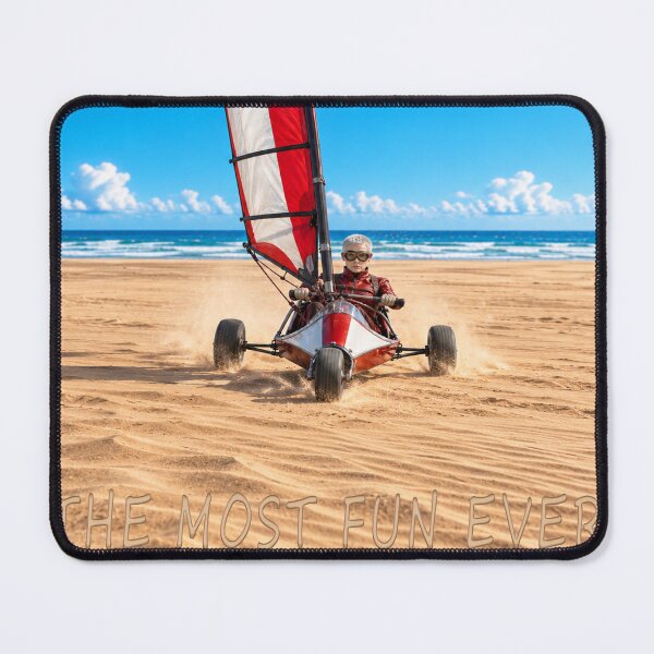 Item preview, The Most Fun Ever – Land Sailing Beach Adventure designed and sold by gauthier-studio.
