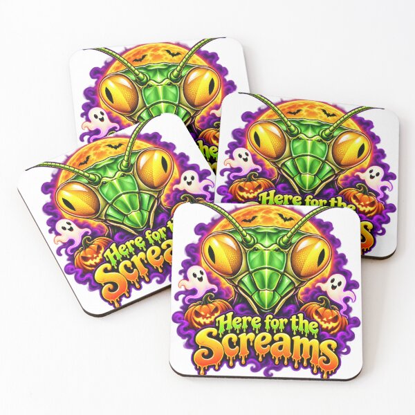 Item preview, Here for the Screams – Funny Praying Mantis Halloween Design designed and sold by Daagath.