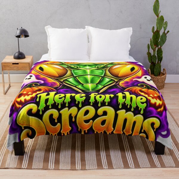 Item preview, Here for the Screams – Funny Praying Mantis Halloween Design designed and sold by Daagath.