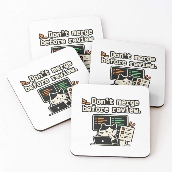 Item preview, Don't Merge Before Review Developer Design designed and sold by ThreadQuirk.