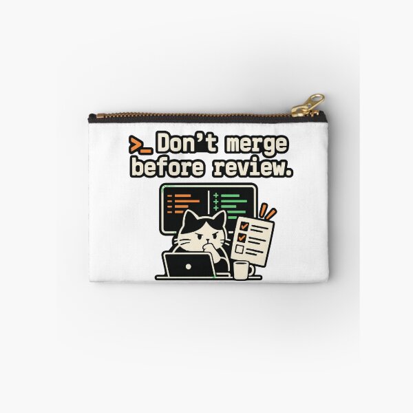 Item preview, Don't Merge Before Review Developer Design designed and sold by ThreadQuirk.