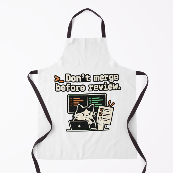 Item preview, Don't Merge Before Review Developer Design designed and sold by ThreadQuirk.