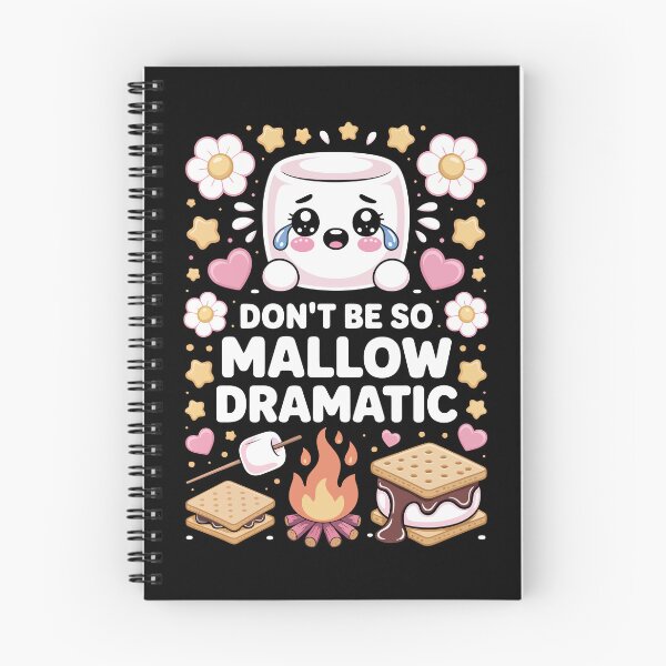 Item preview, Dont Be So Mallow Dramatic – Kawaii Smores Campfire Art designed and sold by jkrphoto.