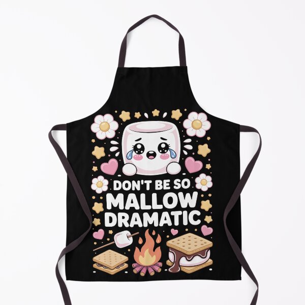 Item preview, Dont Be So Mallow Dramatic – Kawaii Smores Campfire Art designed and sold by jkrphoto.