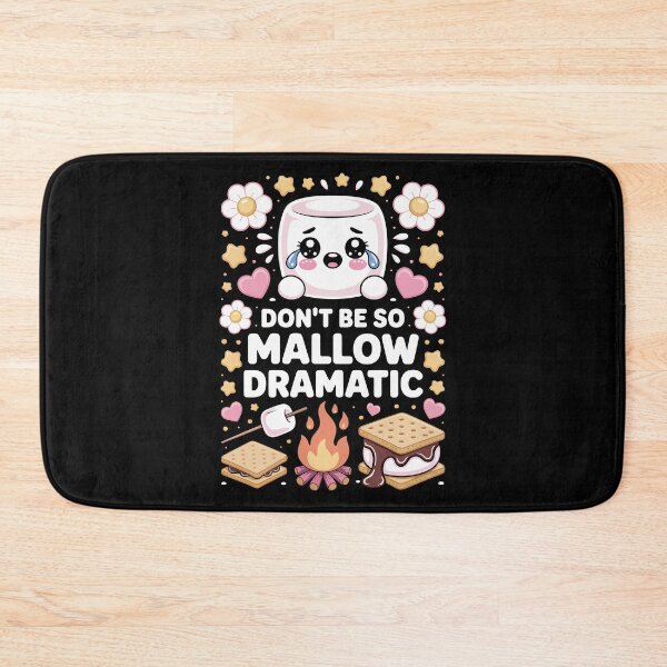 Item preview, Dont Be So Mallow Dramatic – Kawaii Smores Campfire Art designed and sold by jkrphoto.