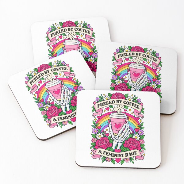 Item preview, Fueled By Coffee and Feminist Rage designed and sold by andre-hollow.
