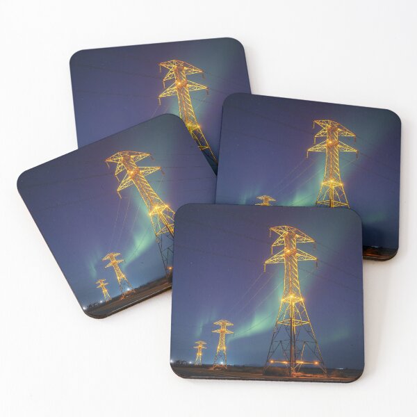 Item preview, Power Lines Northern Lights Design designed and sold by Pylon-Bureau.