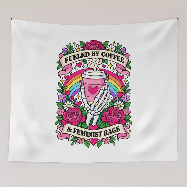 Item preview, Fueled By Coffee and Feminist Rage designed and sold by andre-hollow.