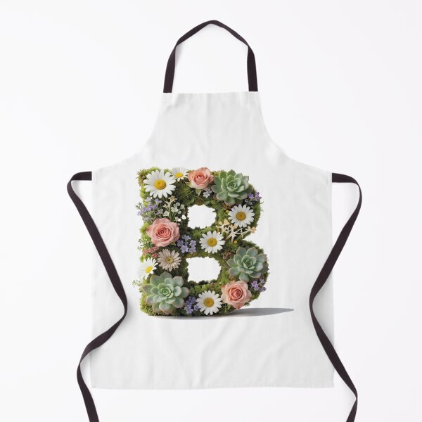 Artikelvorschau, Botanischer Buchstabe B – florales Monogramm als Initiale entworfen und verkauft von WildArtIT.