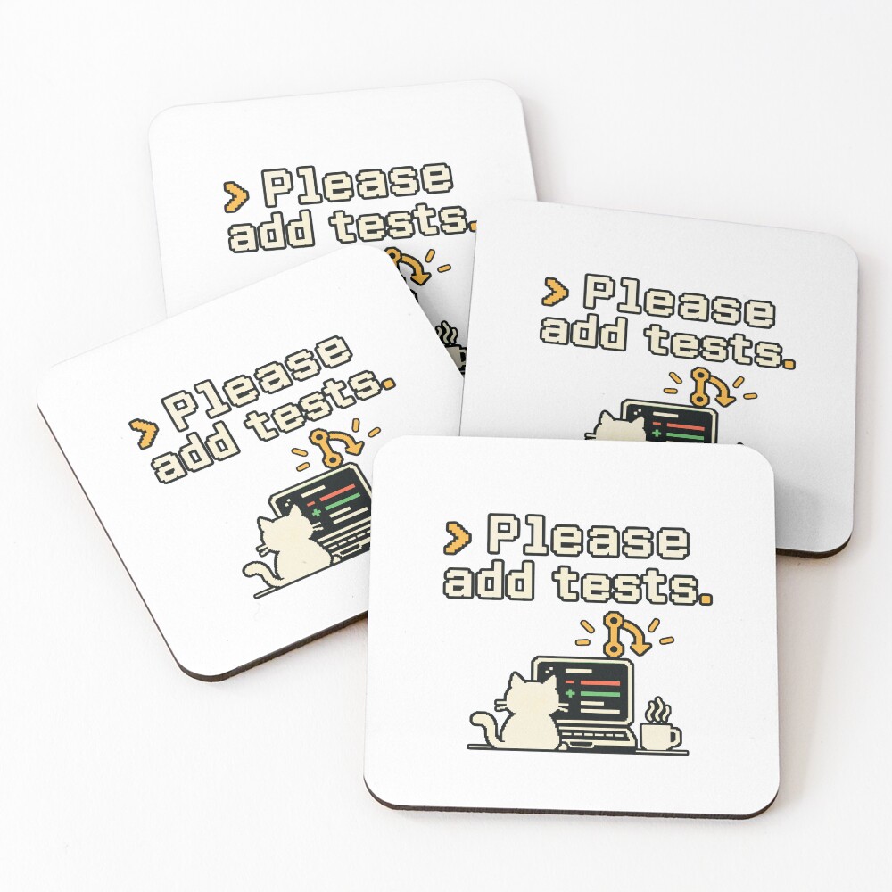 Item preview, Coasters (Set of 4) designed and sold by ThreadQuirk.