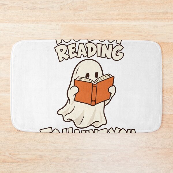 Item preview, Too Busy Reading to Haunt You – Funny Bookish Ghost designed and sold by youcefben48.