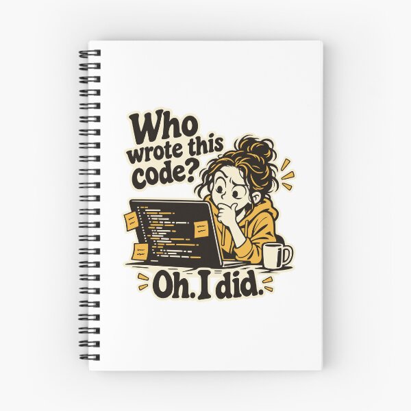 Item preview, Who Wrote This Code? Comic Programmer T-Shirt designed and sold by ThreadQuirk.