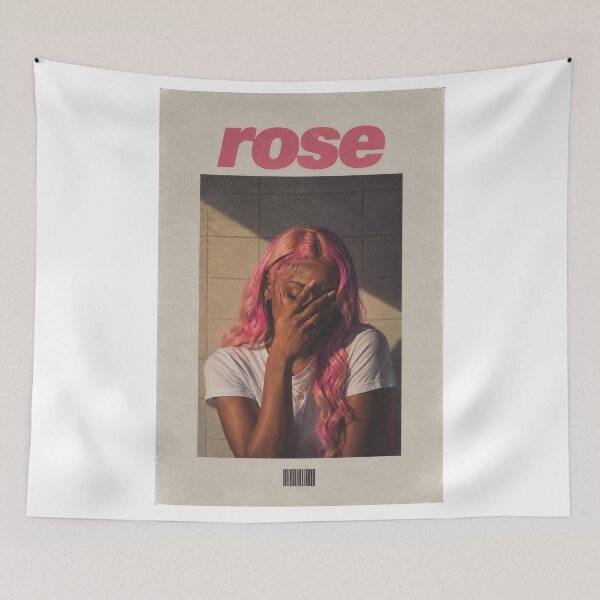 Item preview, Rose Retro Poster – Pink Hair Vintage Aesthetic Wall Art designed and sold by wilnickvisuals.