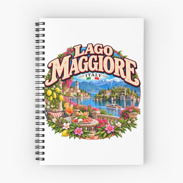 Item preview, Lake Maggiore Italy – Alpine panorama lake & dolce vita designed and sold by Wandervogel123.
