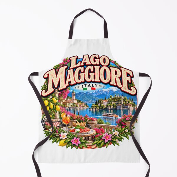 Item preview, Lake Maggiore Italy – Alpine panorama lake & dolce vita designed and sold by Wandervogel123.