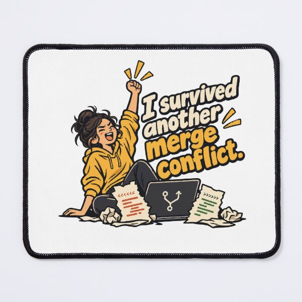 Artikelvorschau, Ich habe einen weiteren Fusionskonflikt überlebt (Comic-Grafik) entworfen und verkauft von ThreadQuirk.