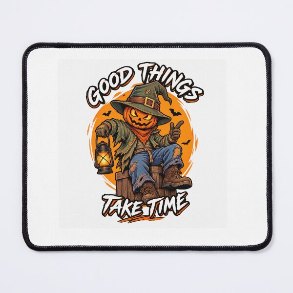 Item preview, Good Things Take Time Halloween Pumpkin designed and sold by StudioDessin.