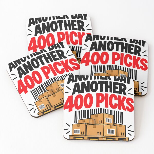 Item preview, Another Day Another 400 Picks – Funny Warehouse Worker Humour designed and sold by KeeganDykes.