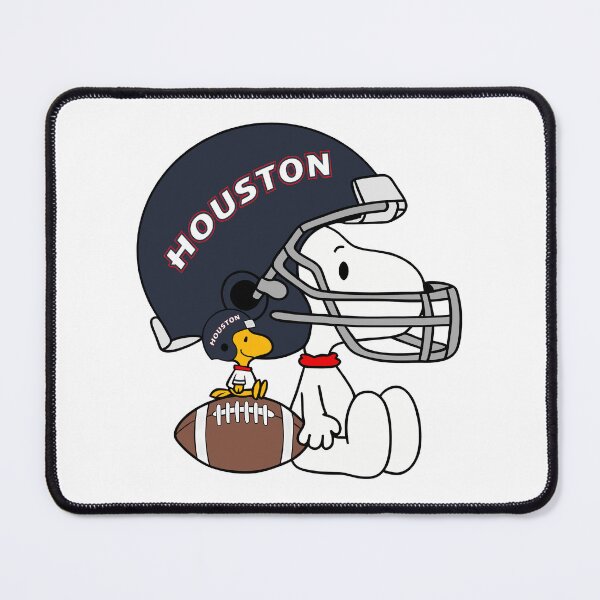 Item preview, Snoopy & Woodstock Houston Texans Football Retro F818 designed and sold by GLUVY-THEME.