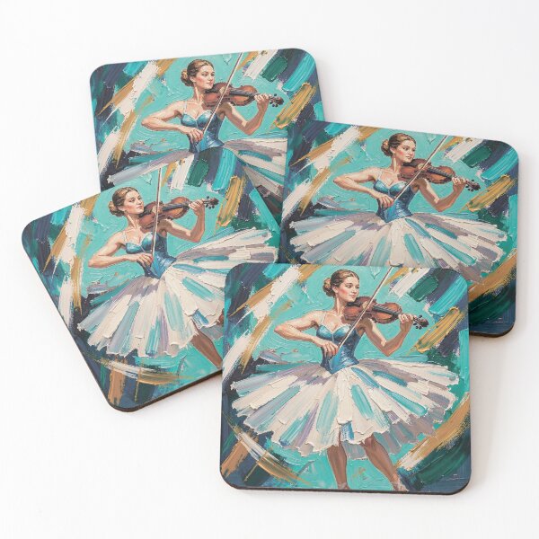 Item preview, A female violinist playing the violin. designed and sold by MagelliShop.