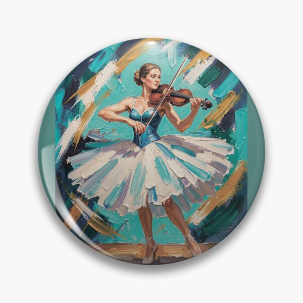 Item preview, A female violinist playing the violin. designed and sold by MagelliShop.