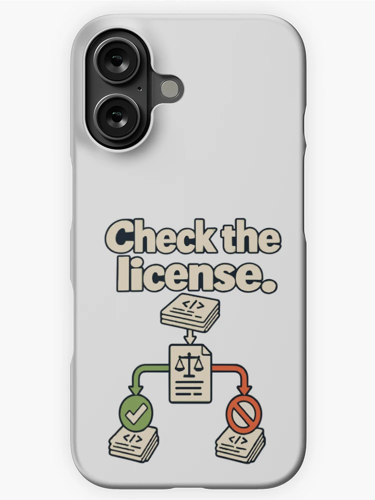 Thumbnail 1 of 4, iPhone Case, Check the License Code Blueprint designed and sold by ThreadQuirk.
