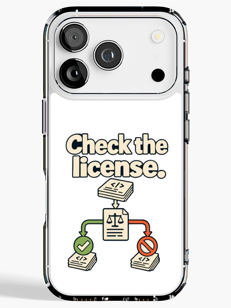 Thumbnail 1 of 5, iPhone Case, Check the License Code Blueprint designed and sold by ThreadQuirk.