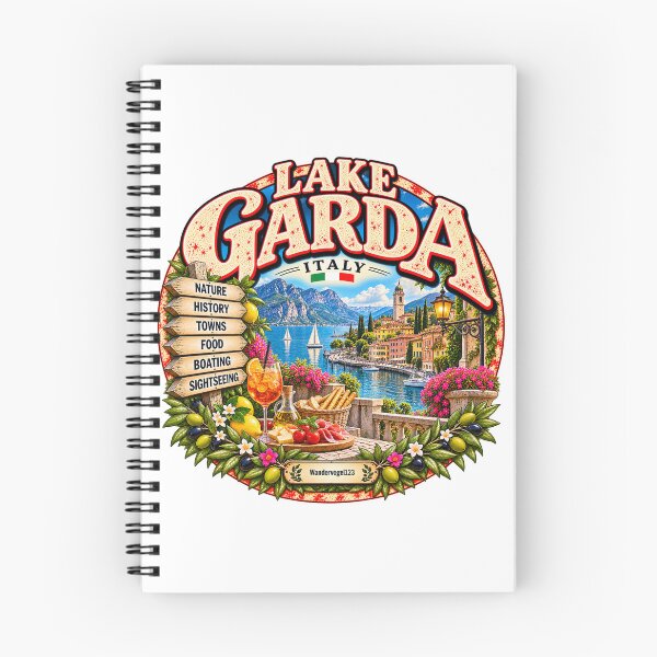 Item preview, Lake Garda, Italy – Alpine panorama & Dolce Vita designed and sold by Wandervogel123.