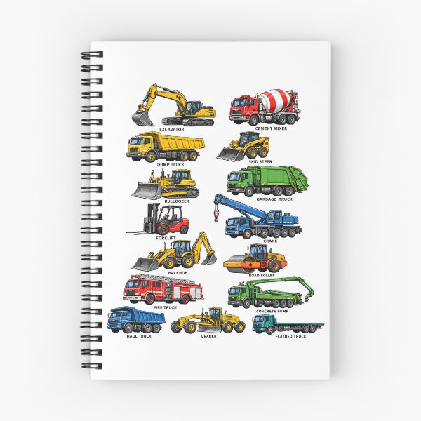 Item preview, Construction Trucks Heavy Equipment Excavator Machine Art designed and sold by andre-hollow.