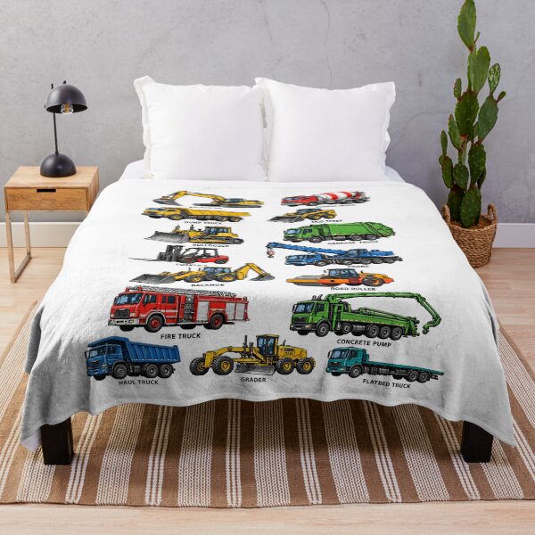 Item preview, Construction Trucks Heavy Equipment Excavator Machine Art designed and sold by andre-hollow.