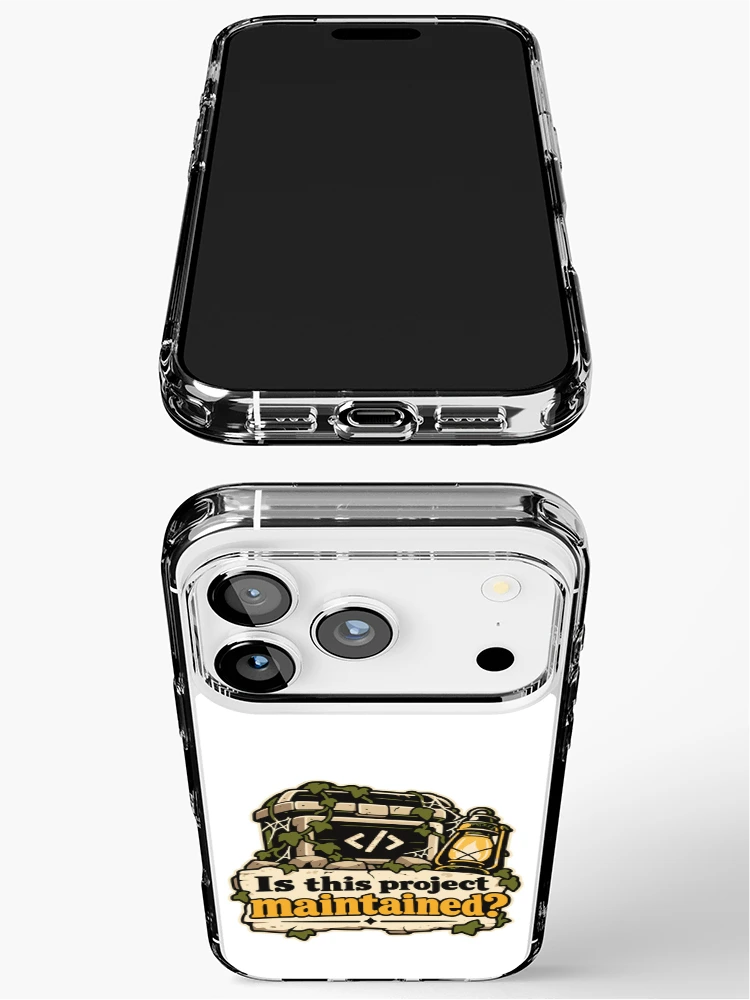Thumbnail 3 of 5, iPhone Case, Is This Project Maintained? Code Explorer Design designed and sold by ThreadQuirk.