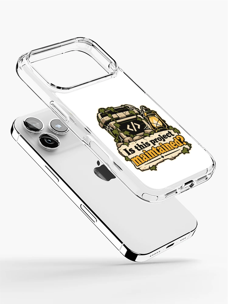 Thumbnail 2 of 5, iPhone Case, Is This Project Maintained? Code Explorer Design designed and sold by ThreadQuirk.