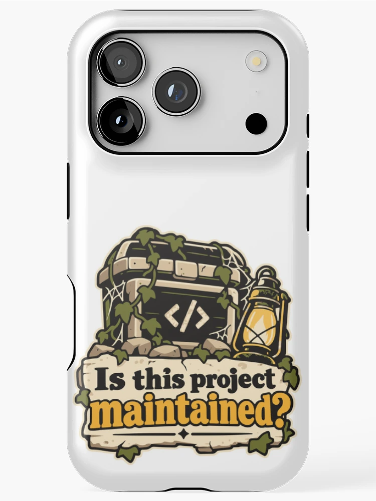 Thumbnail 1 of 4, iPhone Case, Is This Project Maintained? Code Explorer Design designed and sold by ThreadQuirk.