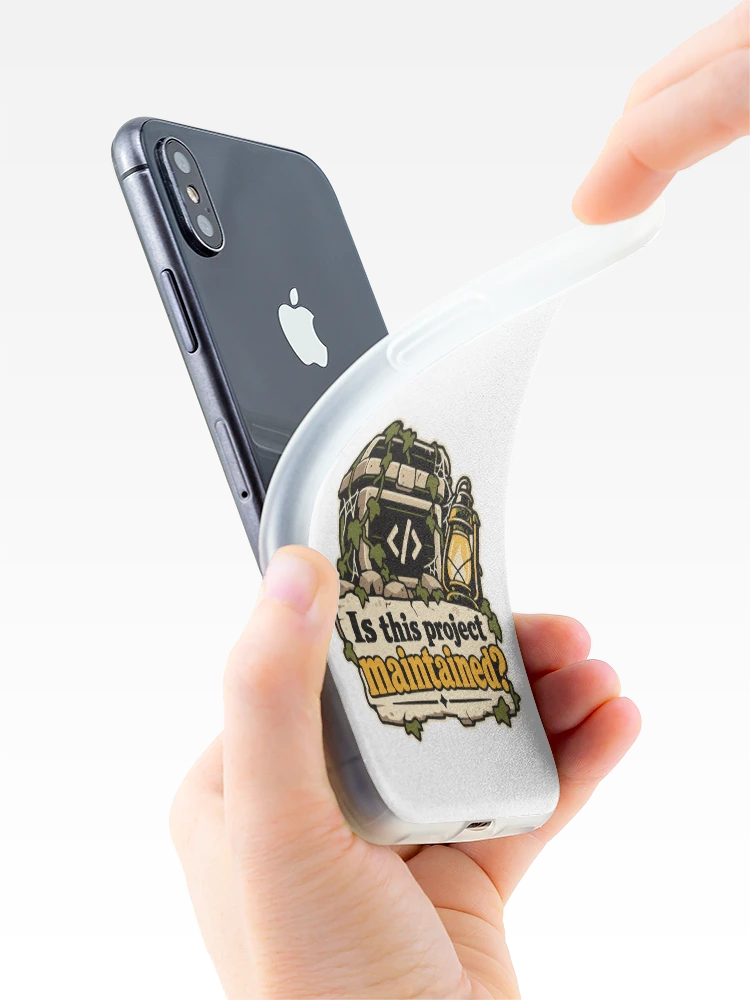 Thumbnail 4 of 5, iPhone Case, Is This Project Maintained? Code Explorer Design designed and sold by ThreadQuirk.