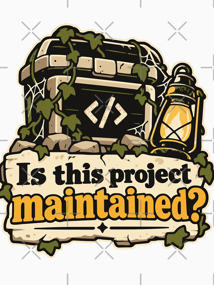 Thumbnail 4 of 4, Fitted V-Neck T-Shirt, Is This Project Maintained? Code Explorer Design designed and sold by ThreadQuirk.