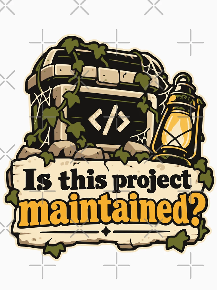 Thumbnail 4 of 4, Premium T-Shirt, Is This Project Maintained? Code Explorer Design designed and sold by ThreadQuirk.