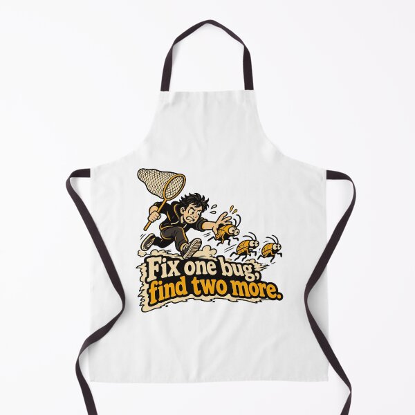Item preview, Fix One Bug, Find Two More Comic Bug Hunt designed and sold by ThreadQuirk.