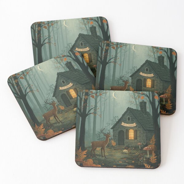 Item preview, Give Thanks Woodland Cottage Vintage Thanksgiving designed and sold by Deezyned.