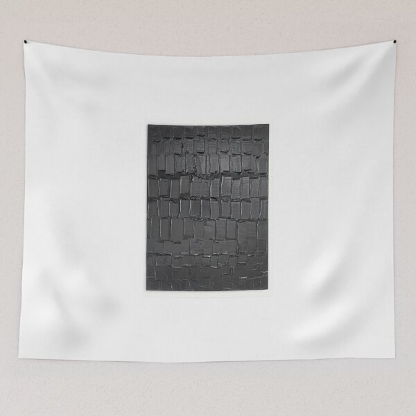 Item preview, Pierre Soulages art - Pierre Soulages artist - Pierre Soulages painting - Pierre Soulages abstract art - Pierre Soulages black painting designed and sold by Rohyadalim.