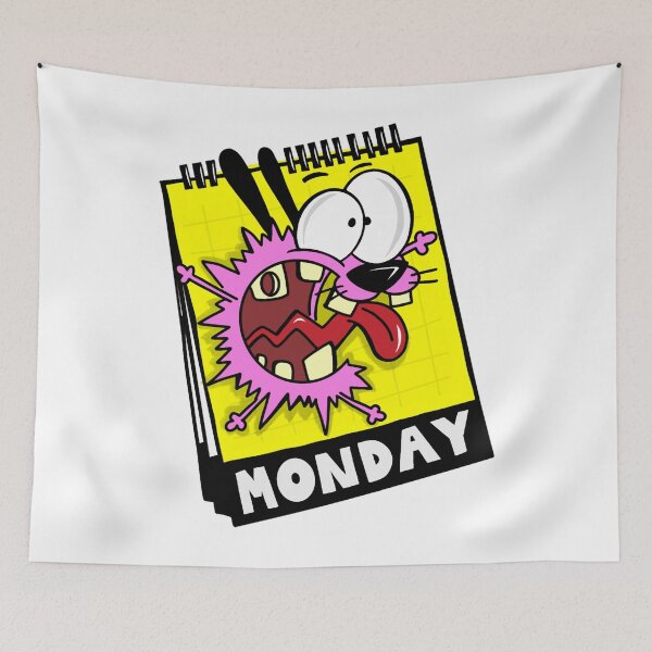 Item preview, Courage the Cowardly Dog - Scary Monday Classic  designed and sold by krowsunna.