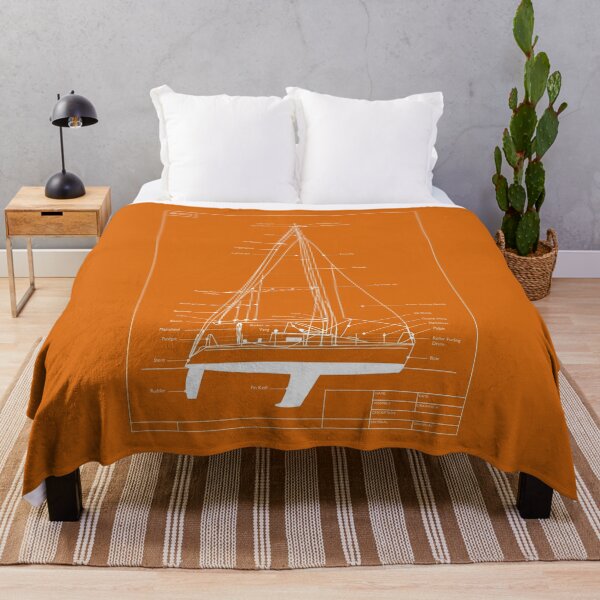 Item preview, Sailing Yacht Orangeprint designed and sold by andrewamoore.
