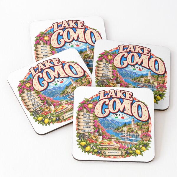 Item preview, Lake Como, Italy – Alpine panorama & Dolce Vita designed and sold by Wandervogel123.
